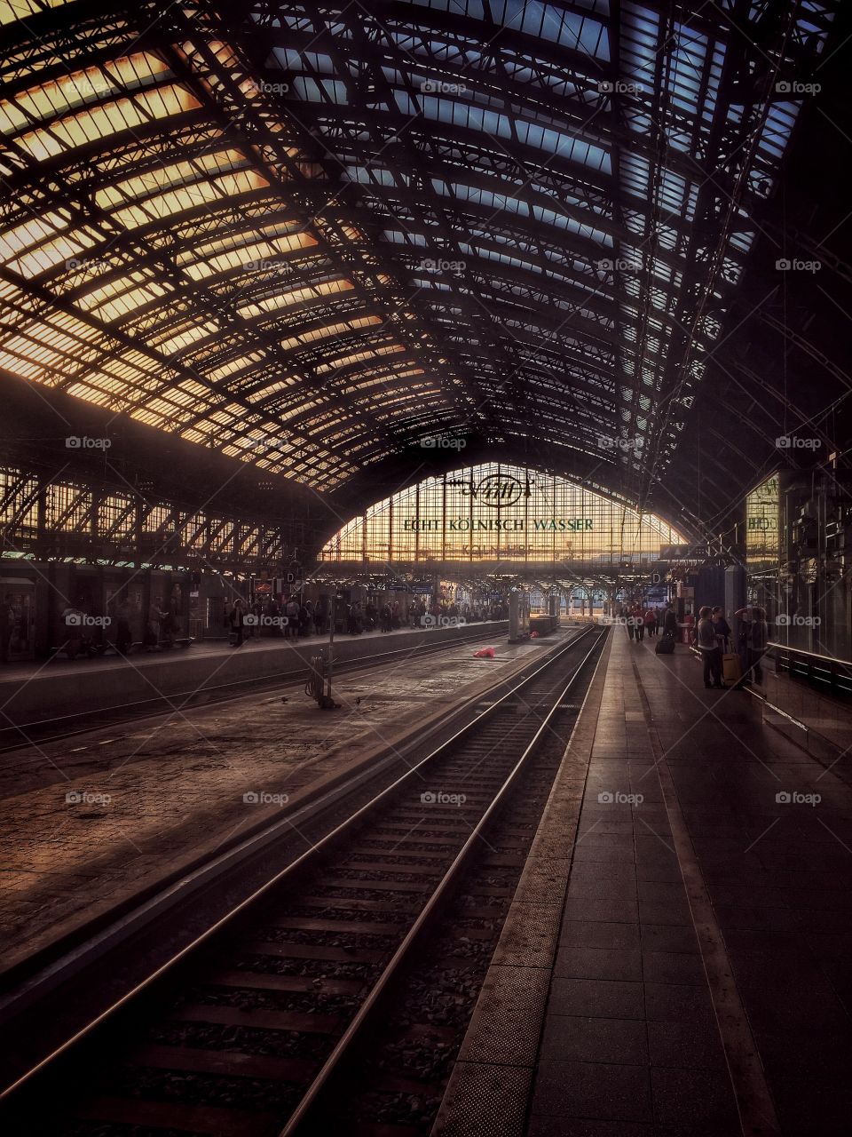 Central Station in Cologne. #railway #train #station