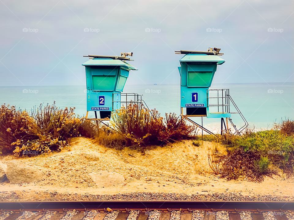 Foap Mission! Lifeguard Stands #1 and #2 Southern California Coastline!