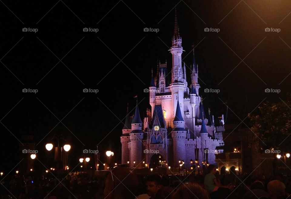 Cinderella's Castle at Disney World in the Magic Kingdom 