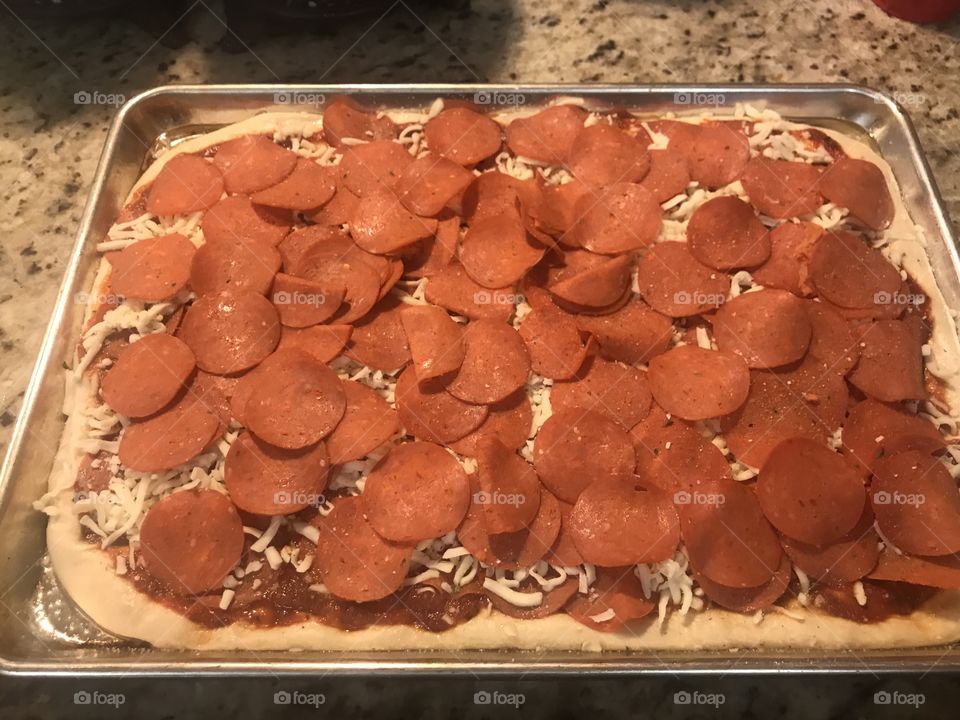Turkey pepperoni for the kids 