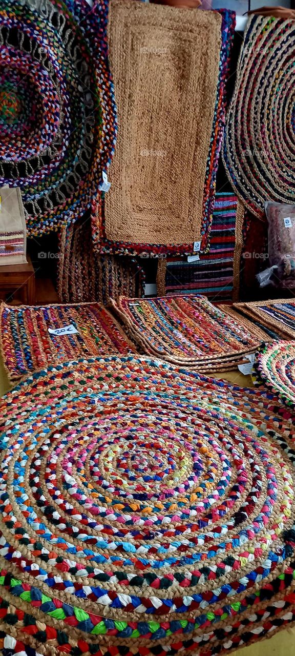 Colores vivos alfombras