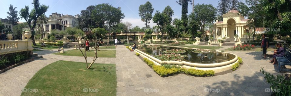 Garden in Kathmandu