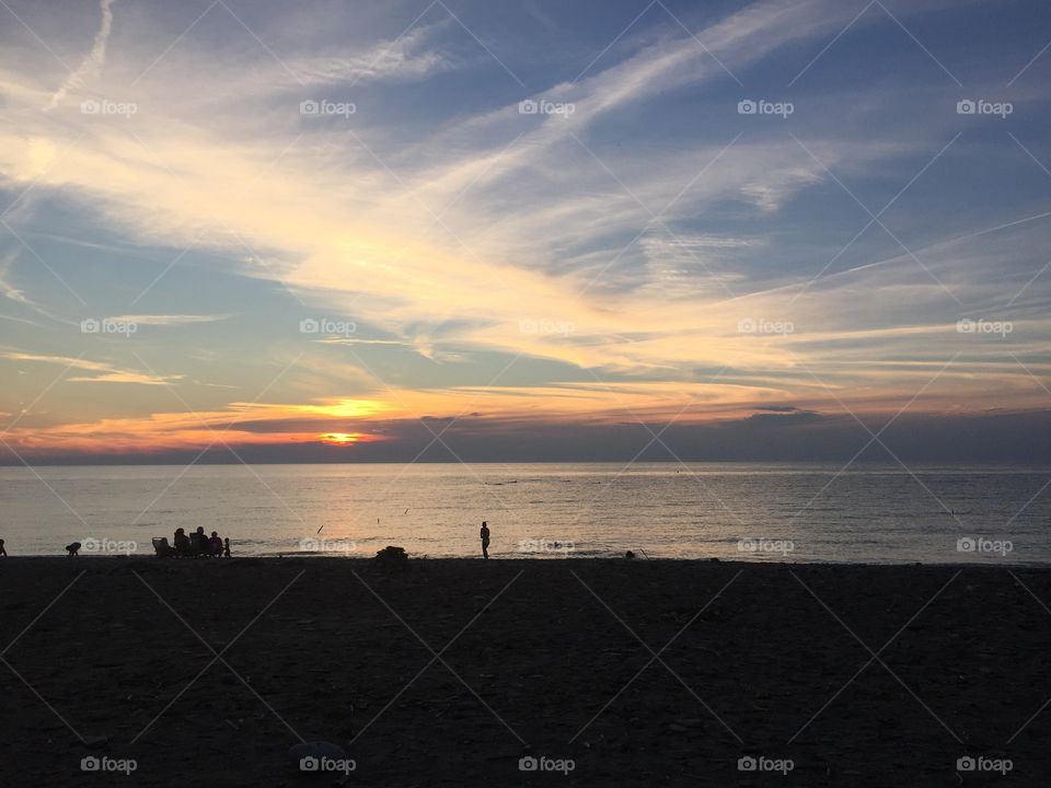 Sunset on Lake Erie