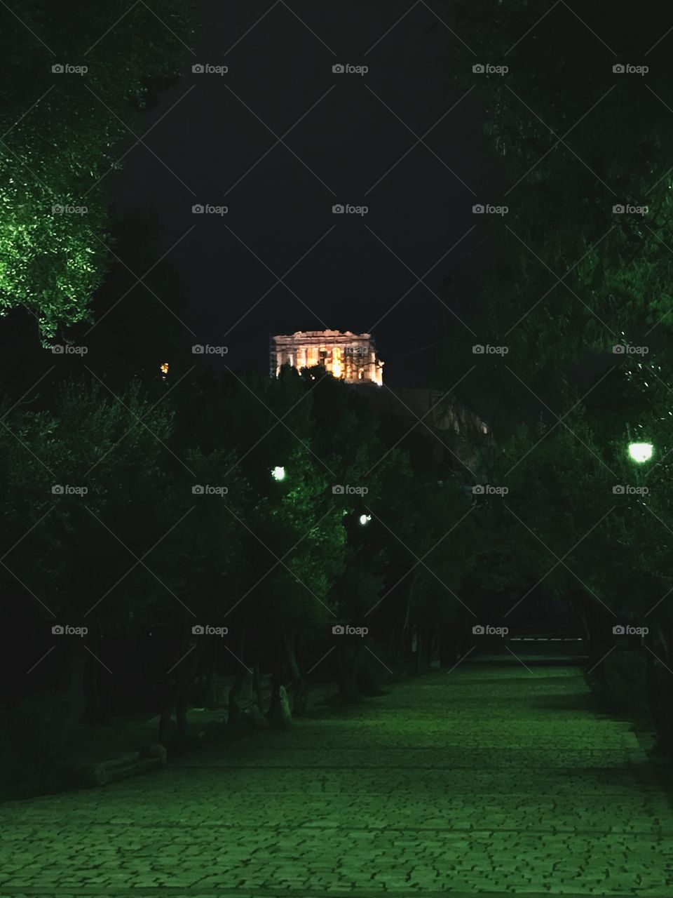 Acropolis at night 