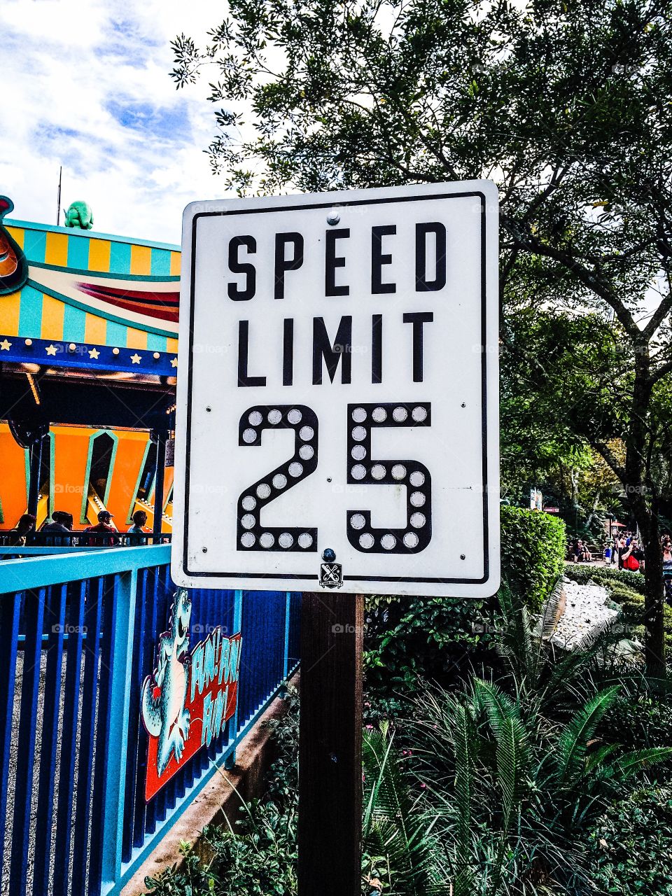 Slow down, the speed limit is 25 mph for a reason. 