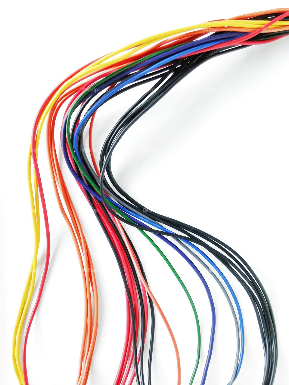 Colorful wires