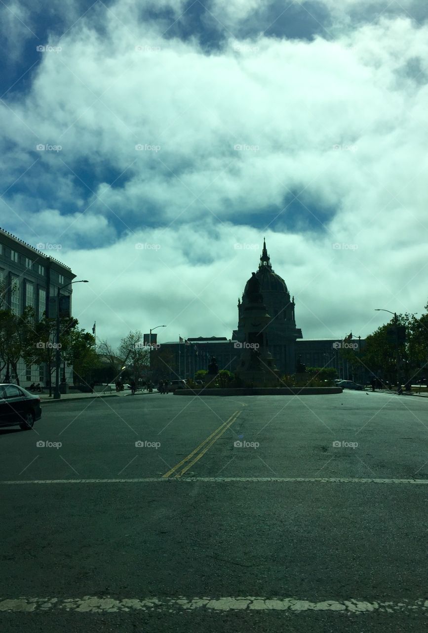 San Francisco City Hall Silhouette 