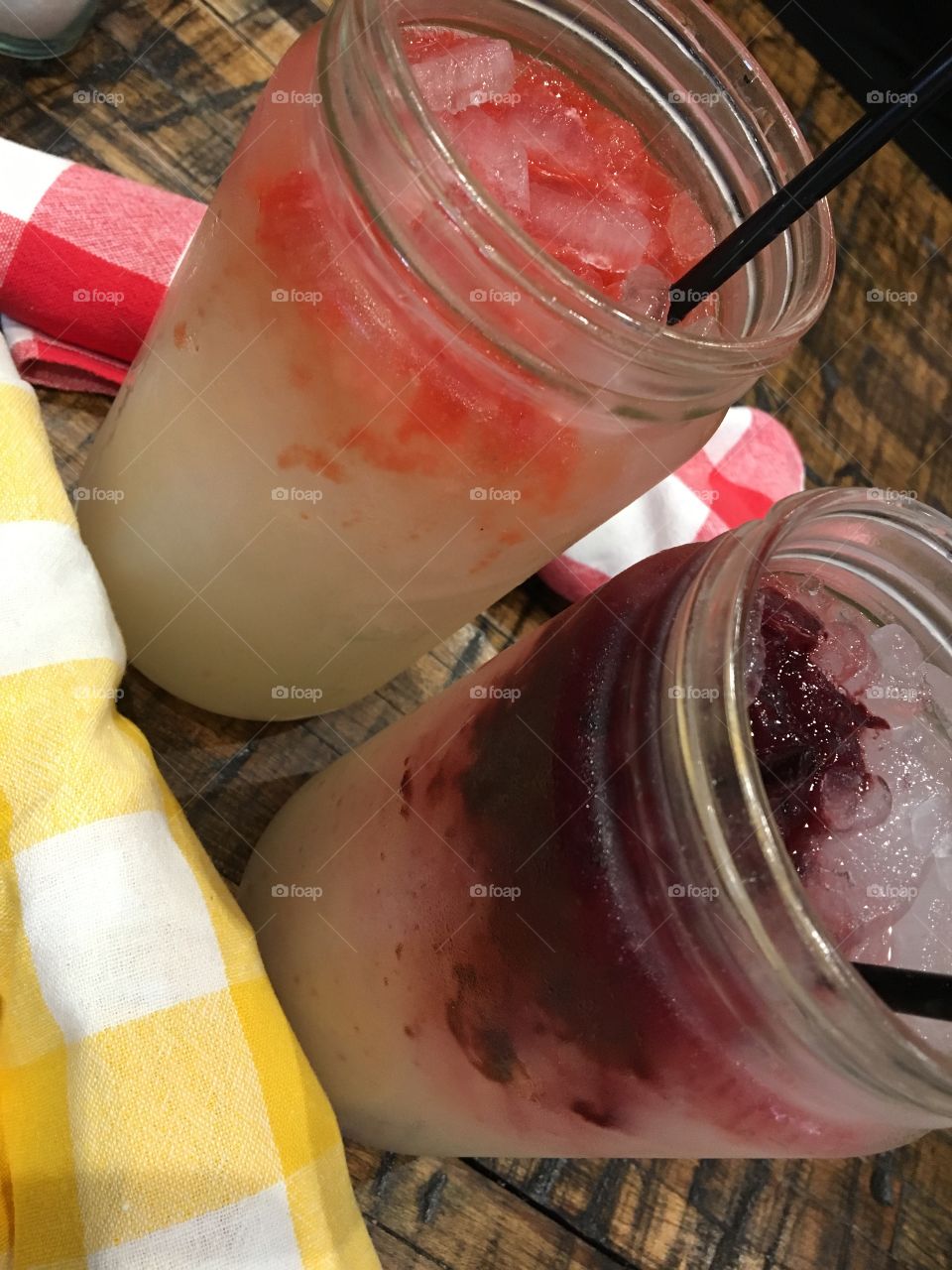 Strawberry Lemonade and Blackberry Lemonade 