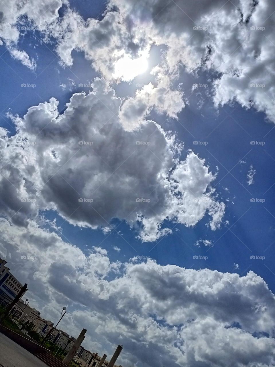 Beautiful cloudy day