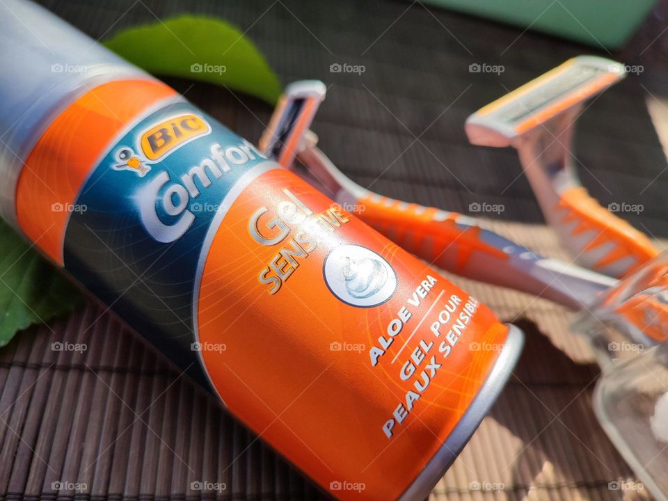 Shaving cream and razors