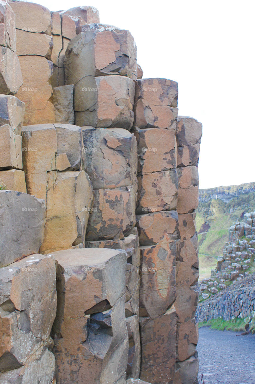 Basalt columns at Giant’s Causeway, Northern Ireland