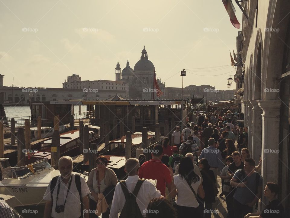 Venezia and tourists 
