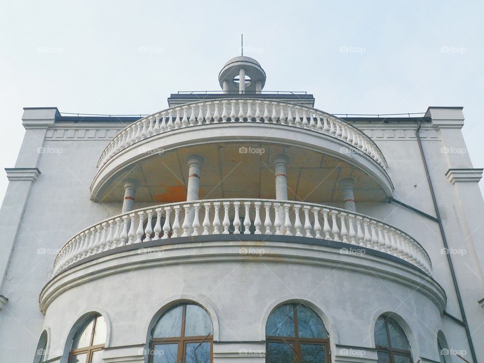 old architecture Kiev buildings