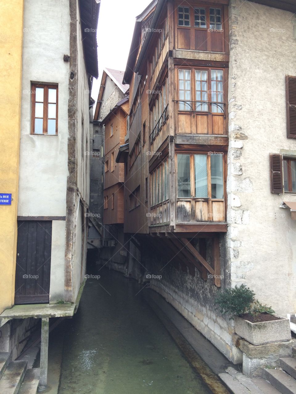 Canals in Annecy, France.