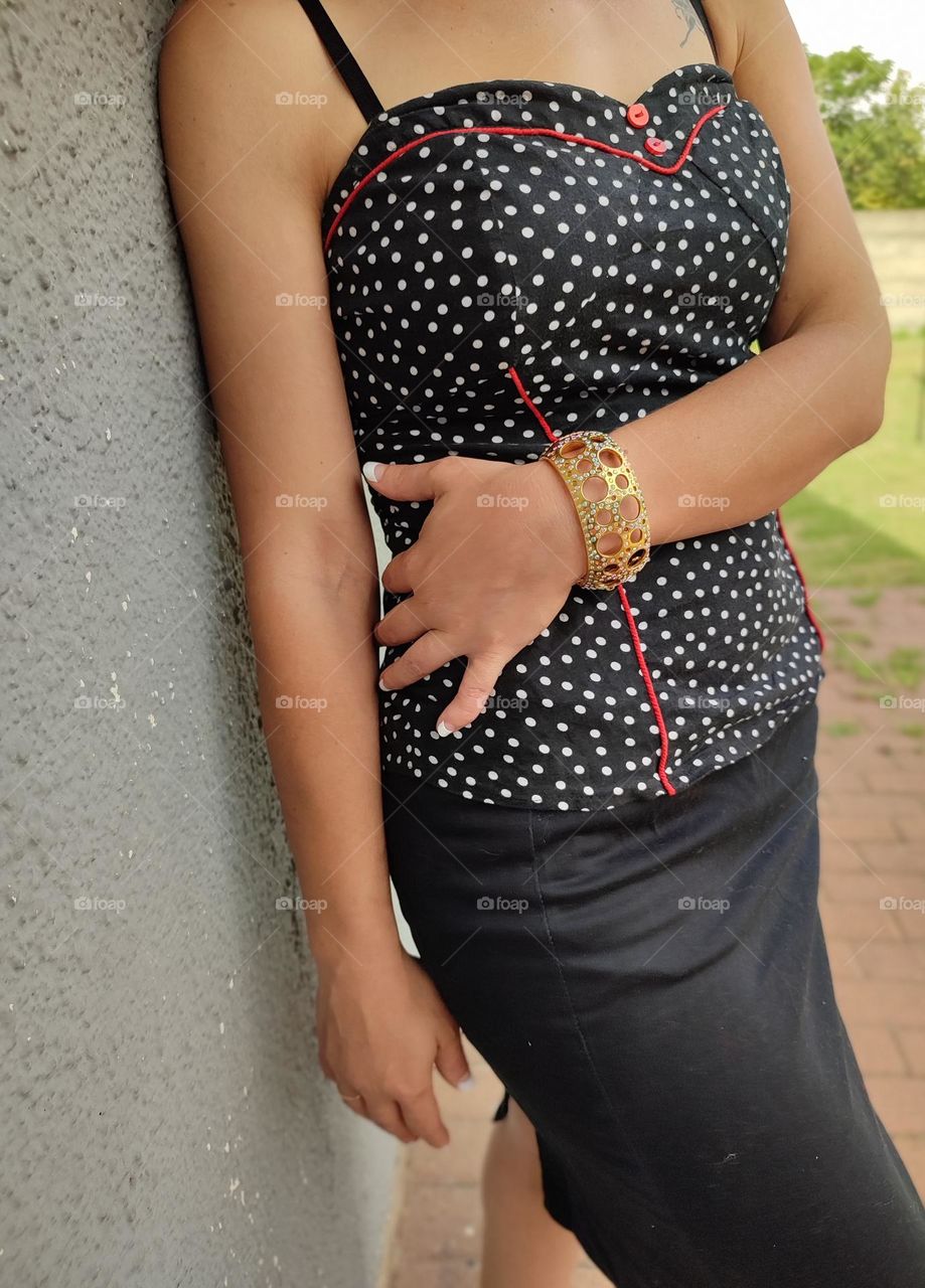 Gold, diamond bracelet