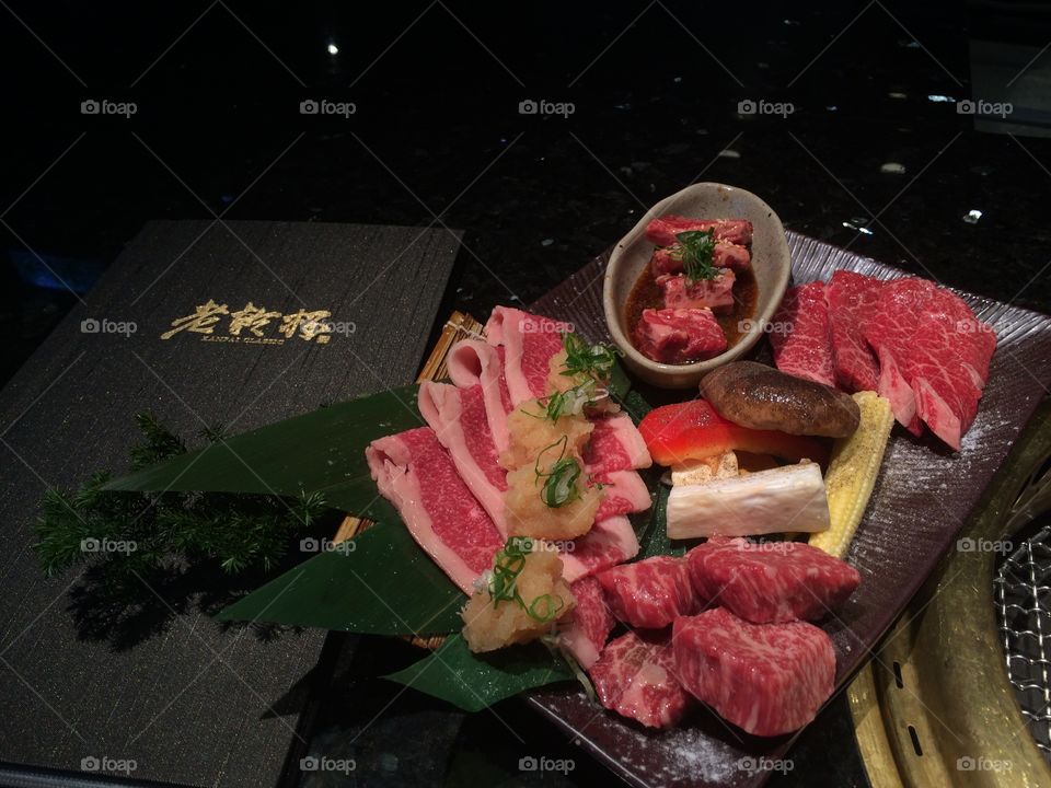 Beef plate for grilled