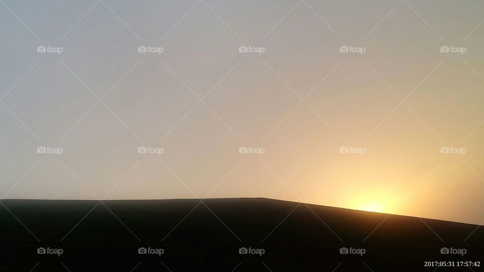 Roof sunset