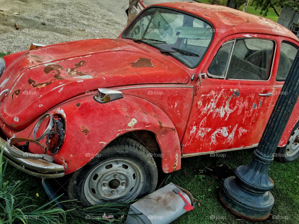 Old Volkswagen Beetle