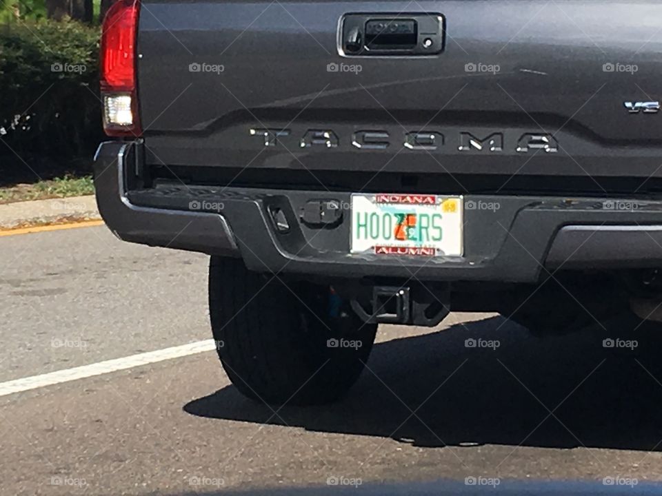 Unique Florida license plate collection HOOZERS 