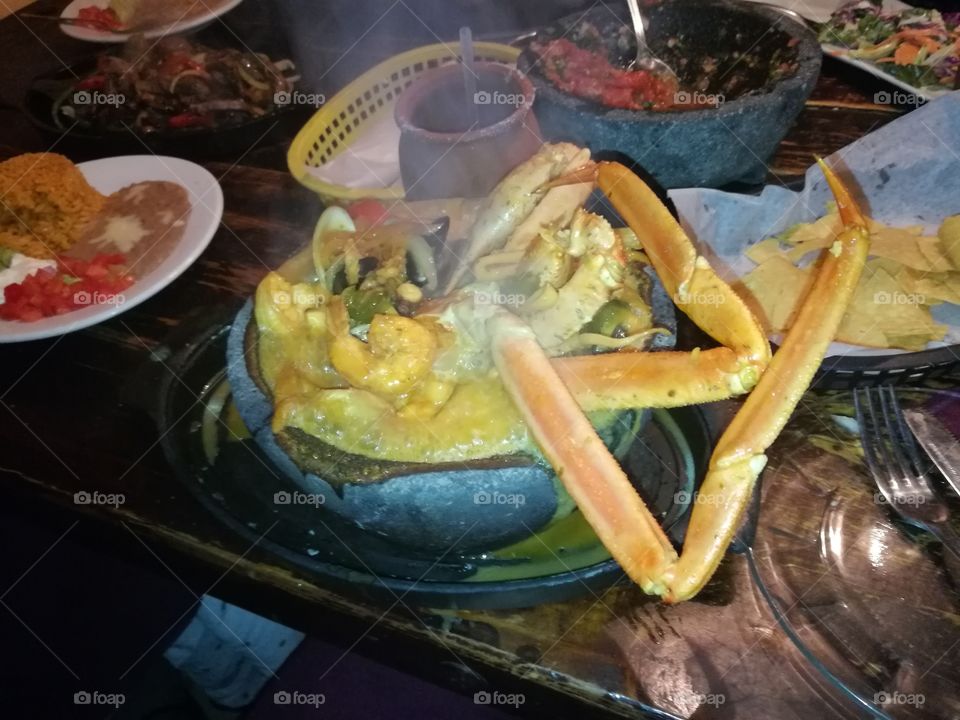 Seafood pot