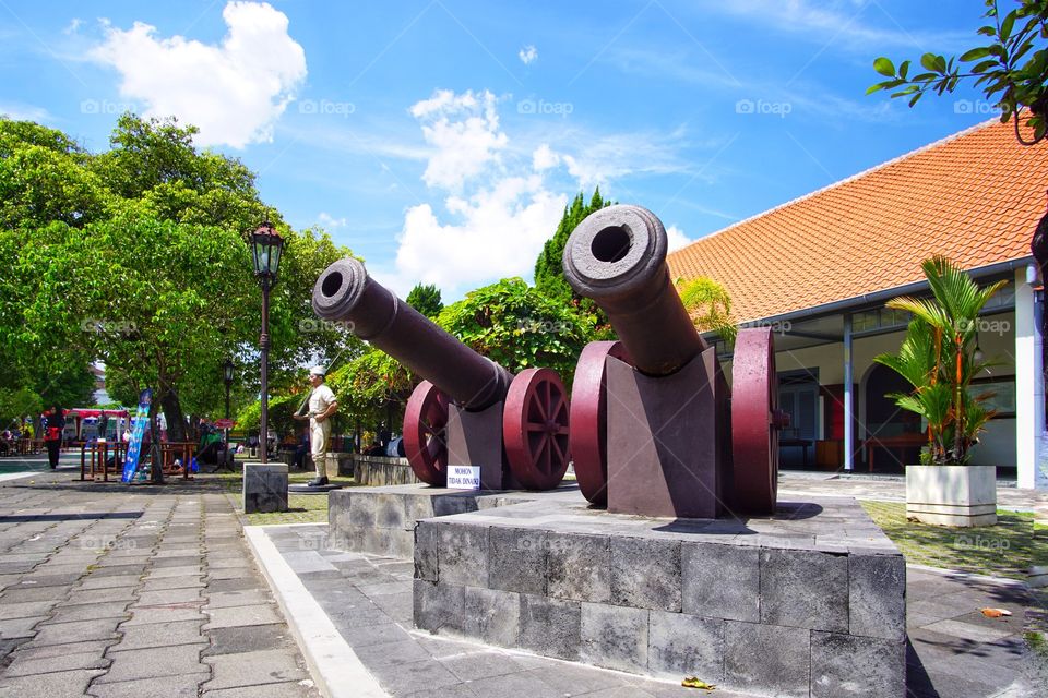 Guardians post of Fort Vredeburg Museum in Yogyakarta