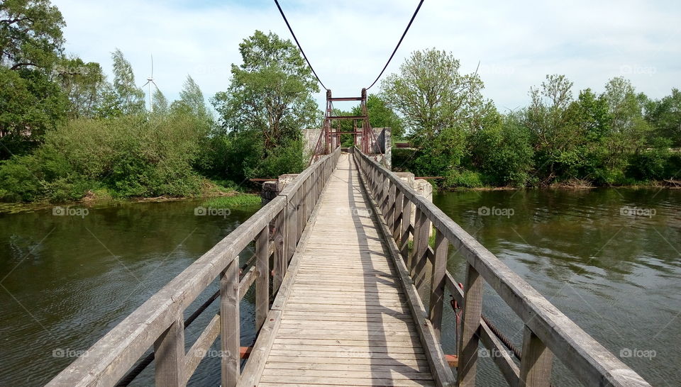 Wooden bridge