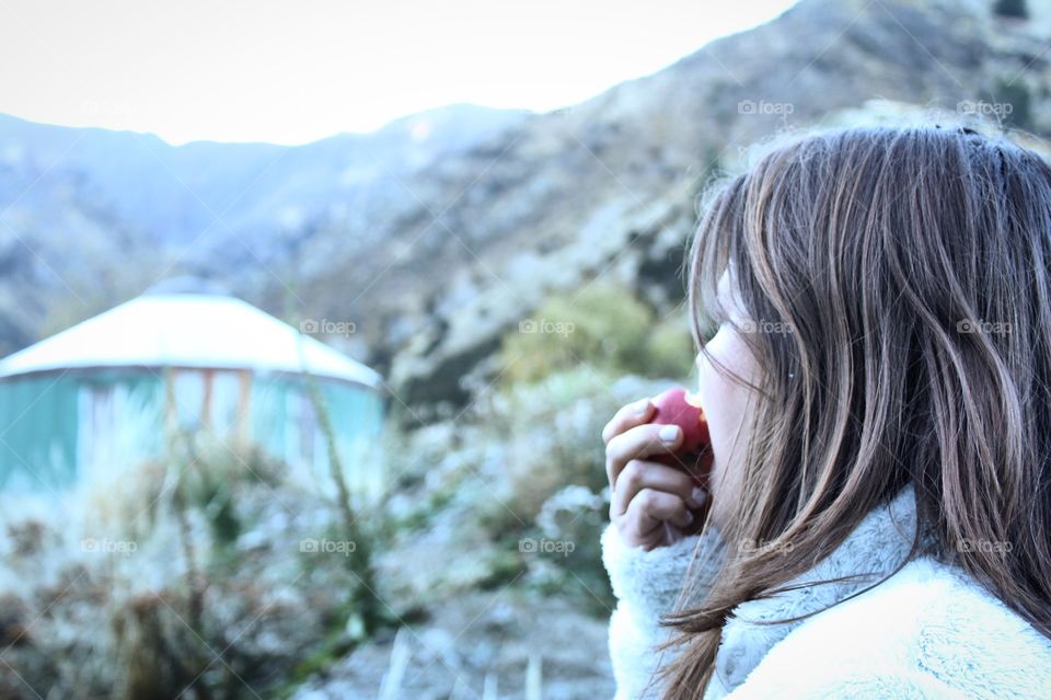 Breakfast and fresh mountain air