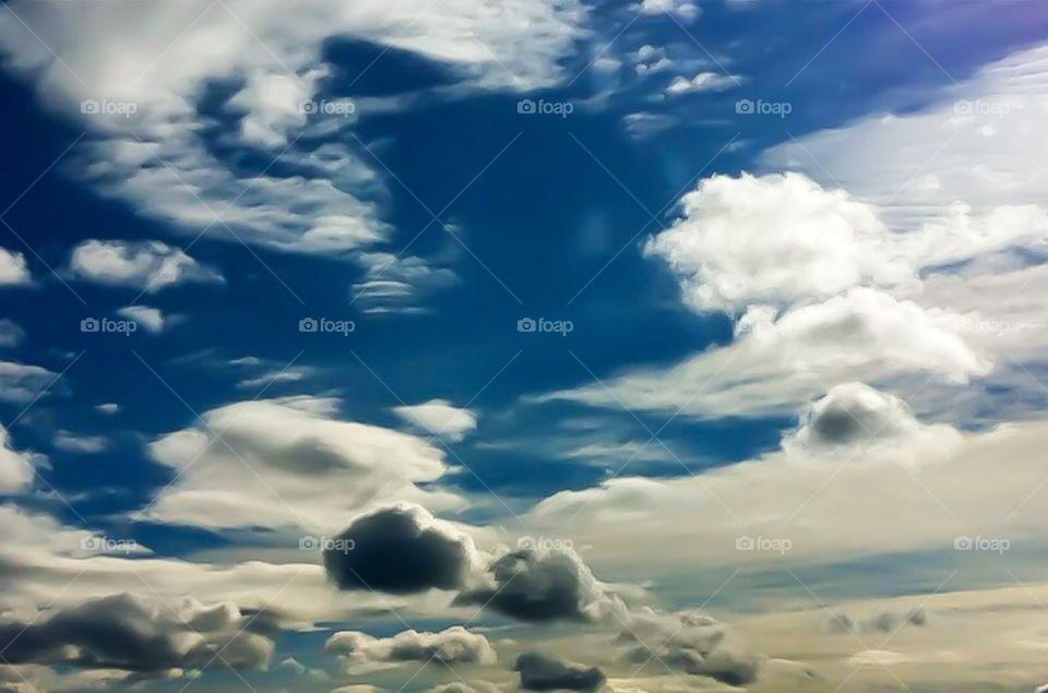 Cloud break. Cloud break