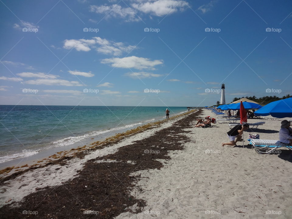 Beach at Key West, Florida, US