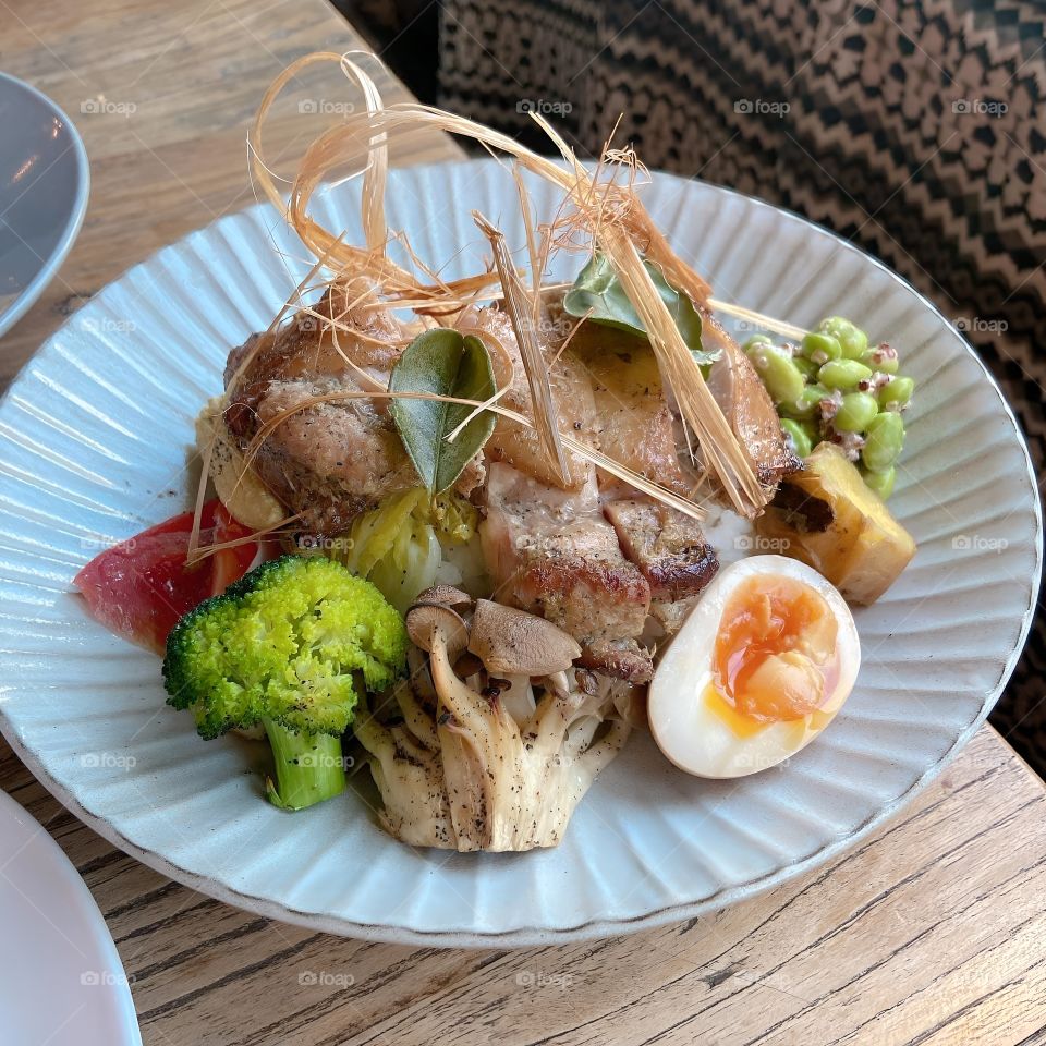 pork grill with rice