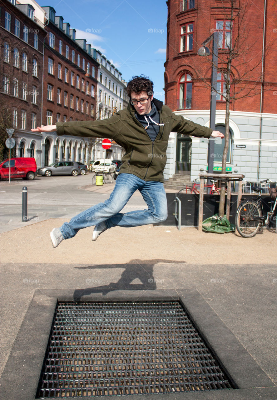 City trampoline