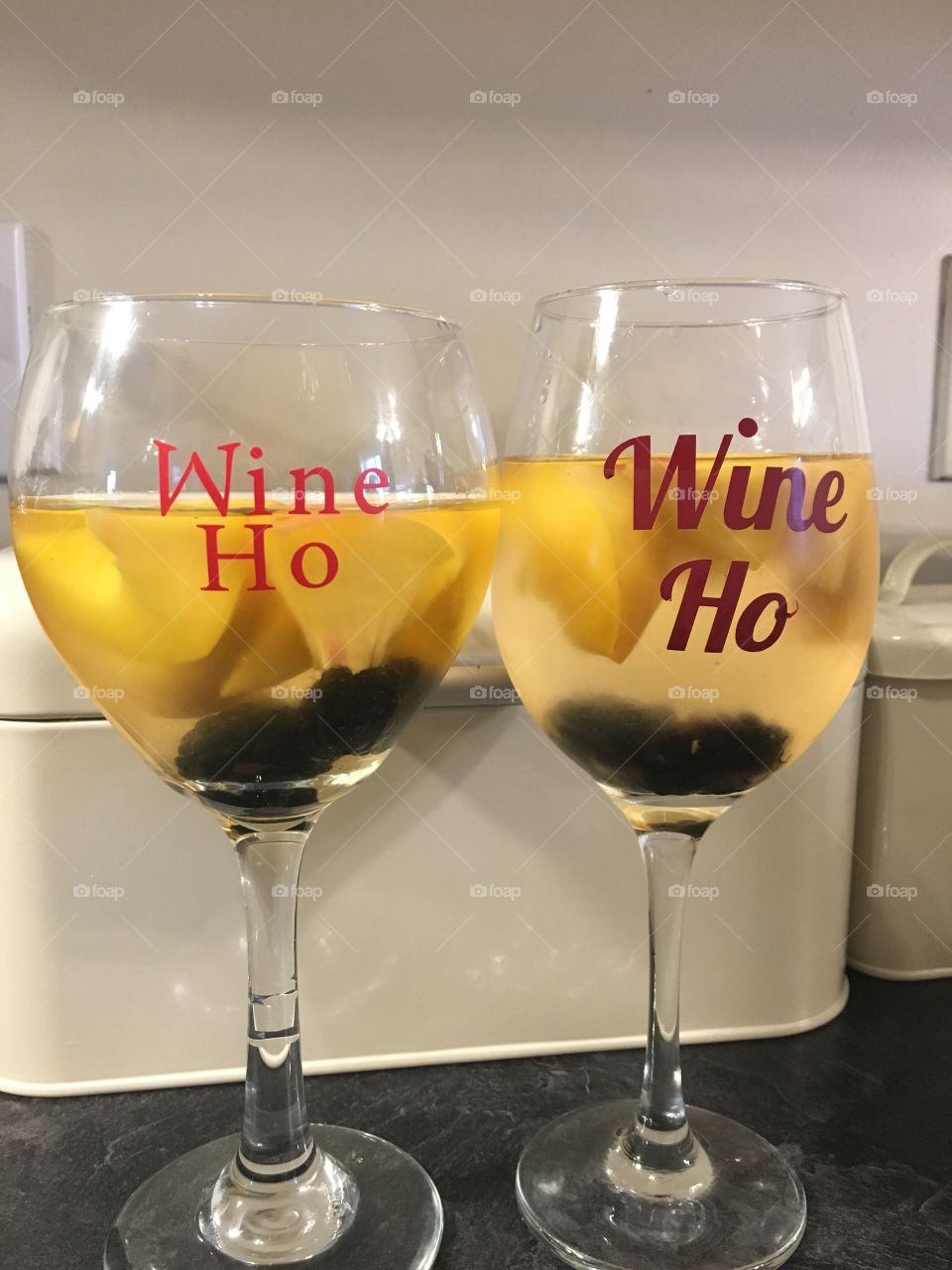 Sangria time with my wine ho 