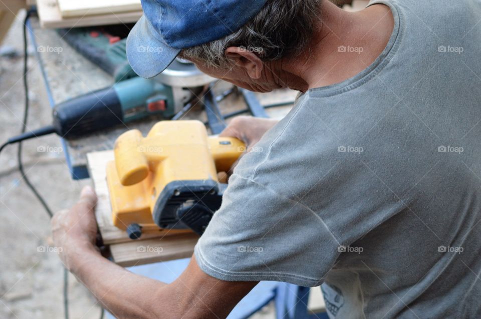 Working hands close up