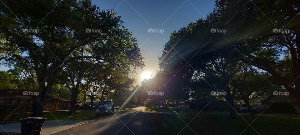 A Hot Sunny Spring Day