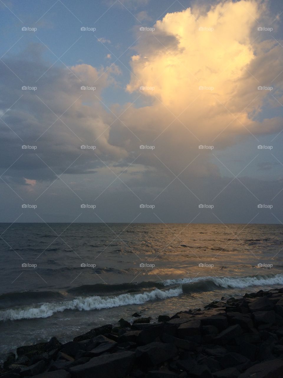 Late evening beach 