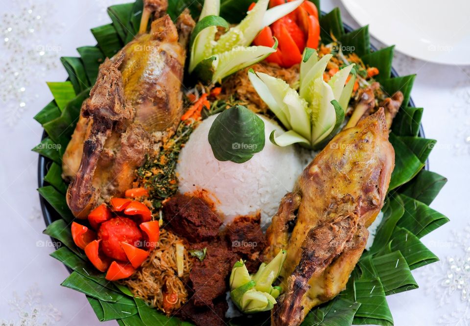 Tumpeng - indonesia traditional food