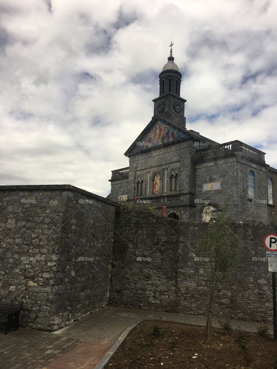 Old Irish church 