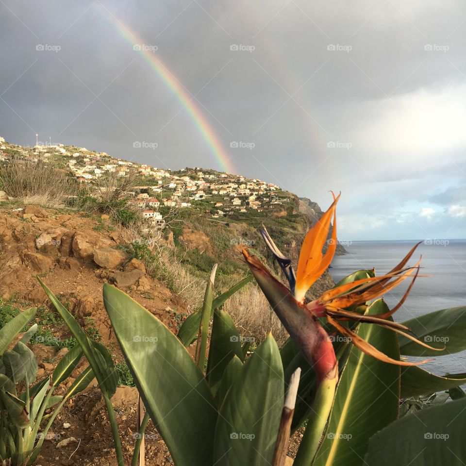 Rainbow in Madeira, February 2018