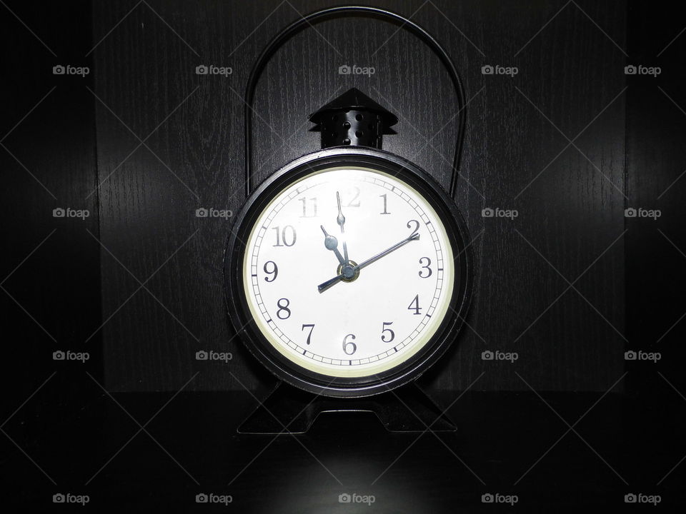 nice clock in the evening