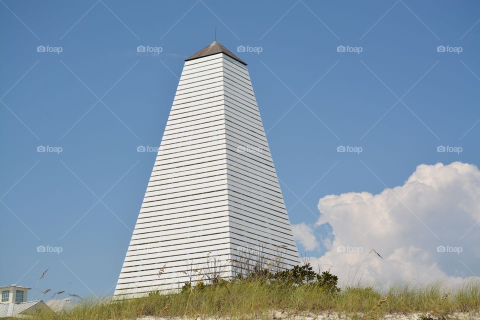 Architecture Sky high pyramid in the horizon!