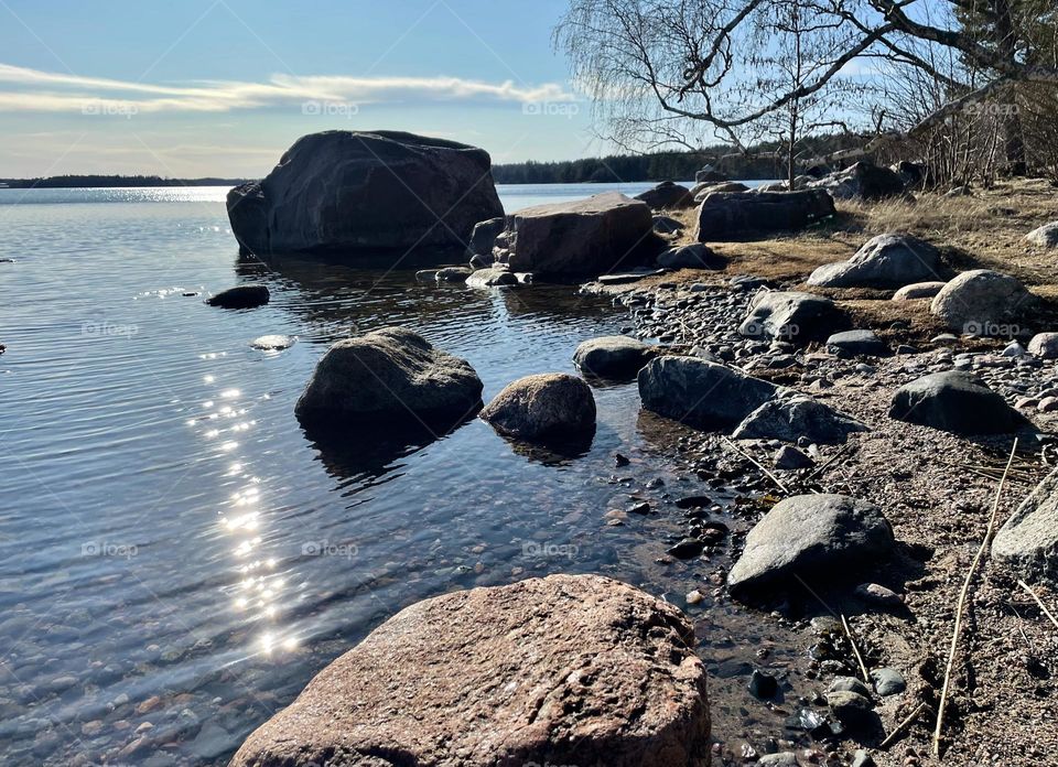 Early spring in Helsinki, Finland