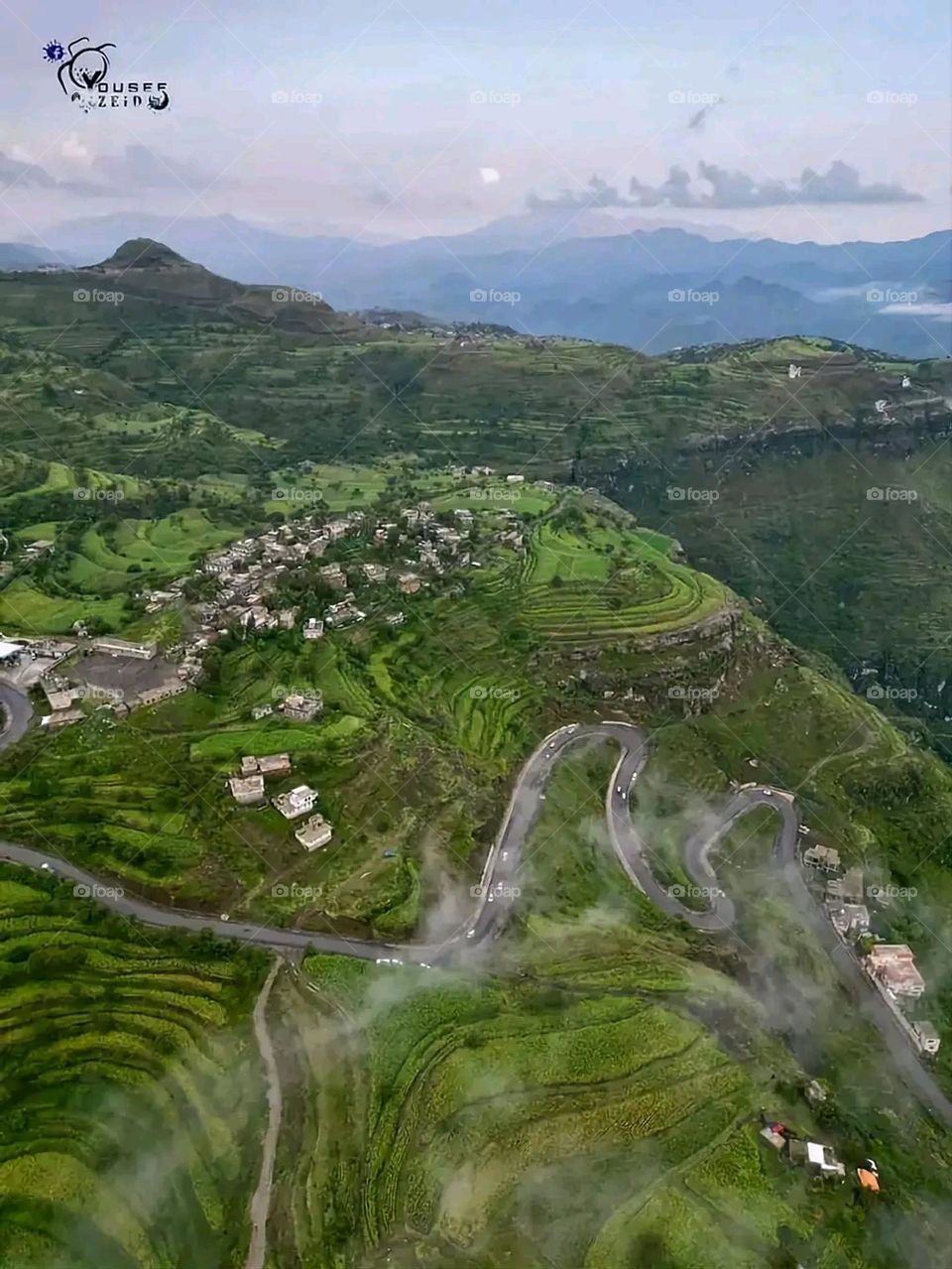 A very beautiful picture, and there is no better picture than it. There is no better picture of green herbs and colorful, red and white roses than it. Glory be to God, the natural and picturesque view, and there is no more
