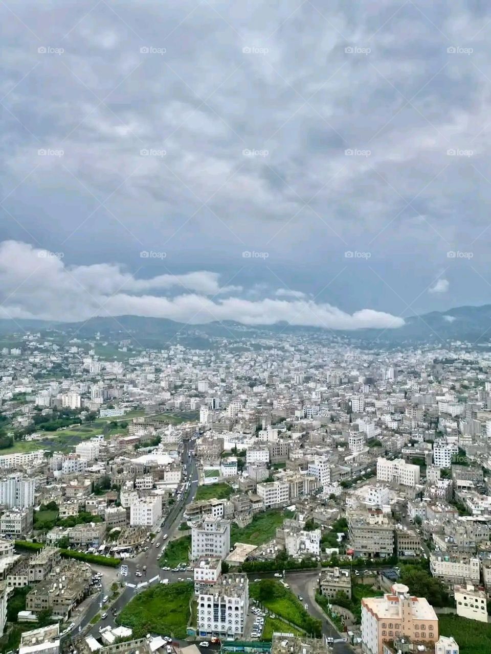 Glory be to God, the magnificent and picturesque view and the natural green trees are a view that is nothing more wonderful than it