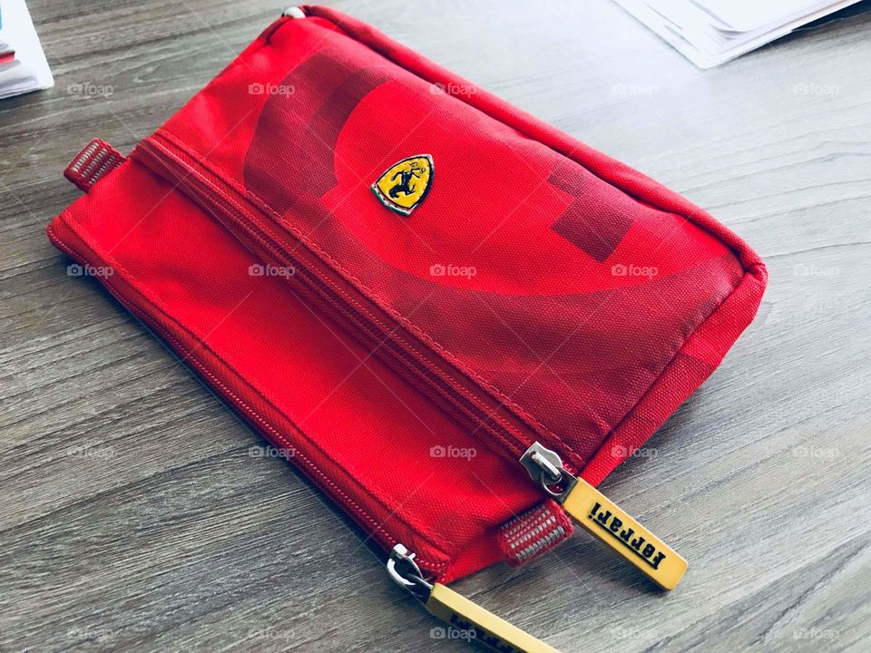 Ferrari pencil case!
