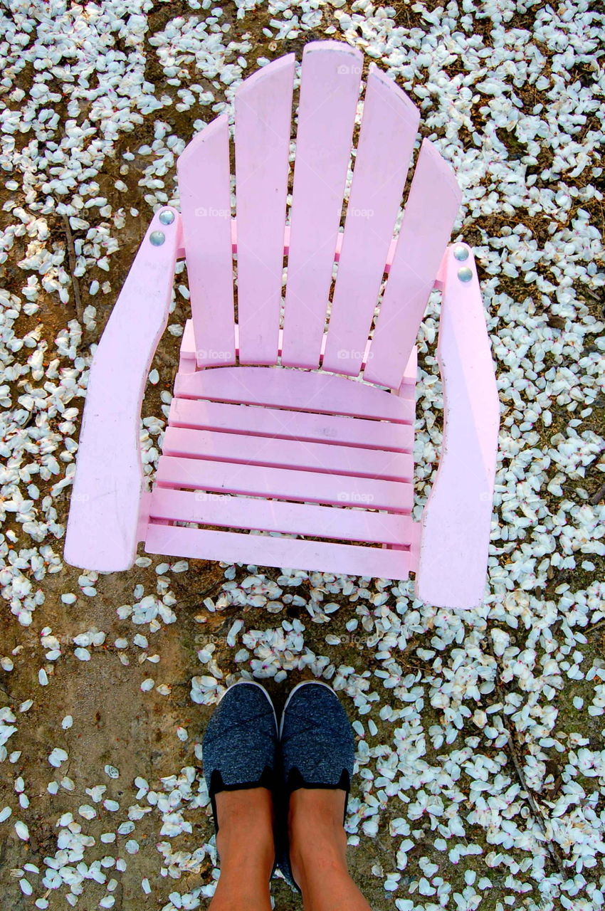 pink chair