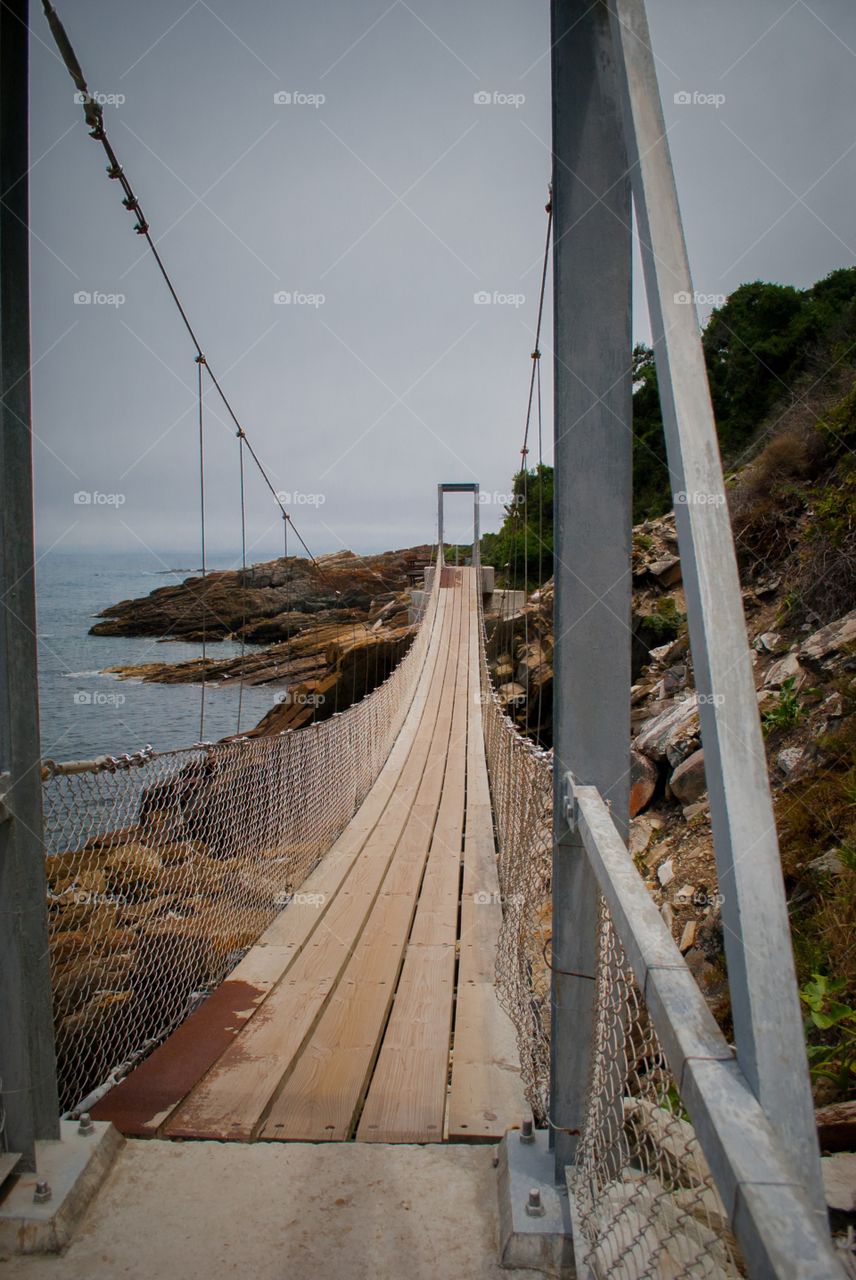 Man made lines. Bridge 