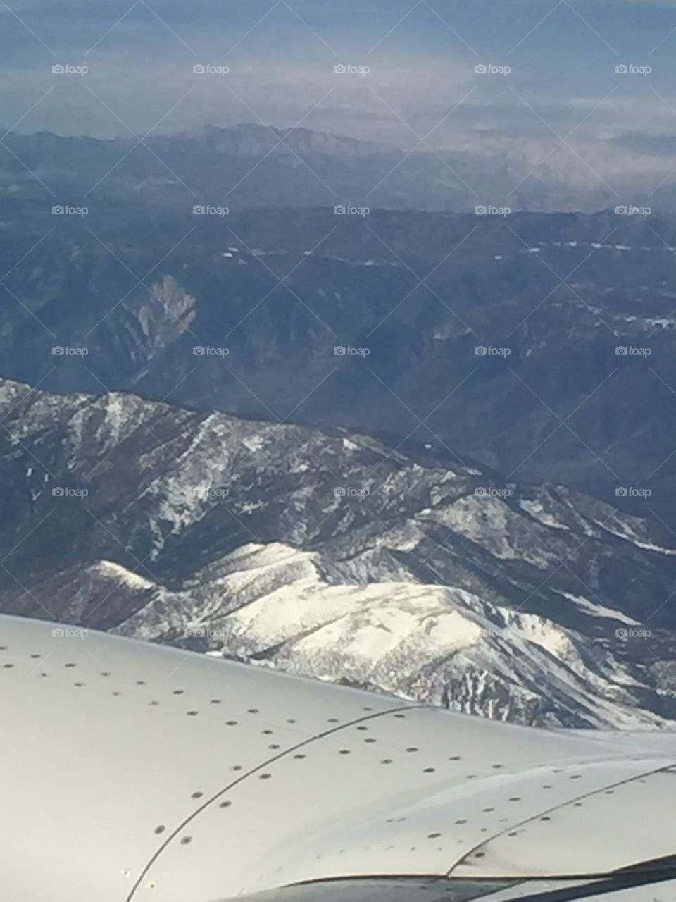 Mountain ranges over Cali