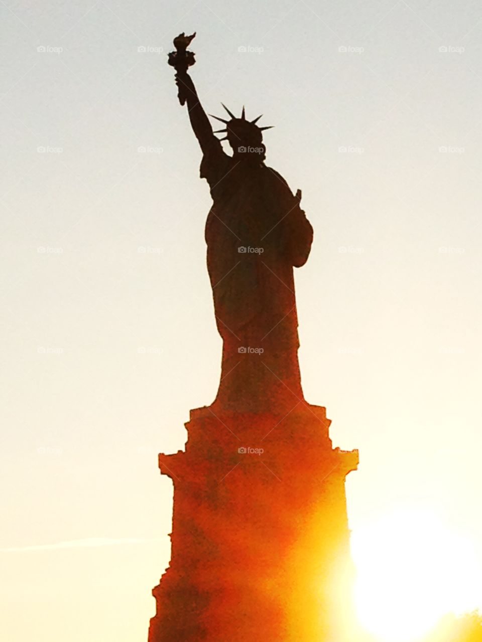 Statue of the liberty. Statue of the liberty,Manhattan