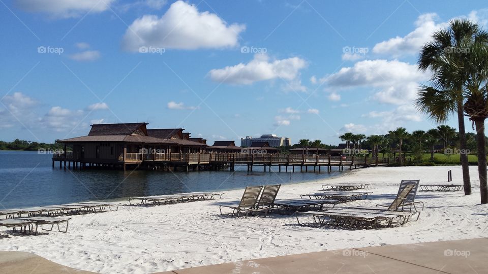 Overwater Bungalows. at Disney World's Polynesian Resort