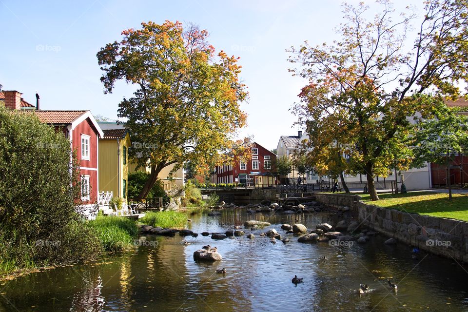 Autumn in Norrtälje, Sweden